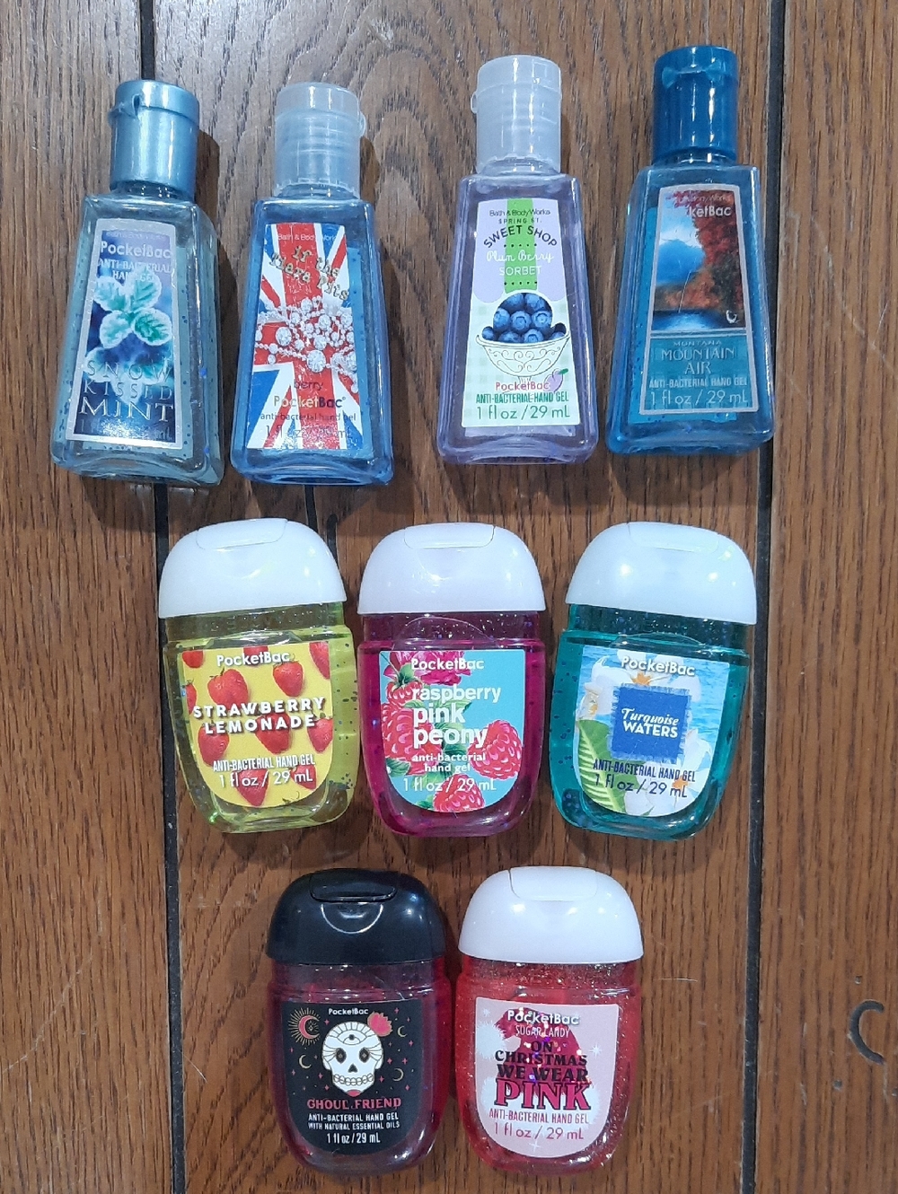 Bath & Body Works Pocketbac Hand Sanitozer Gel - Bundle Of 9